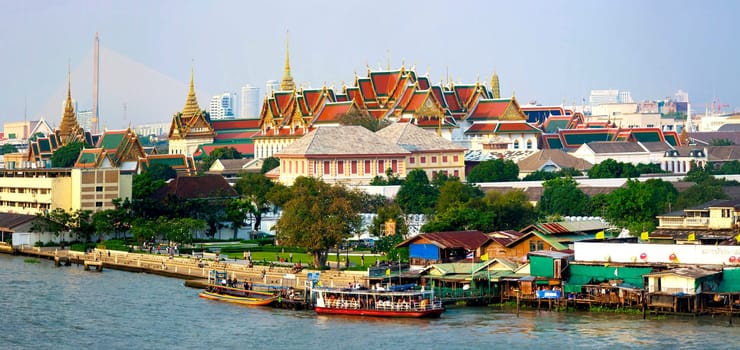 Bangkok has a spectacular view over the water.