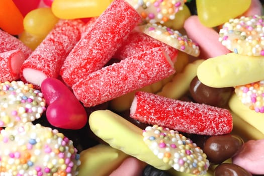 Sweets and candy mix