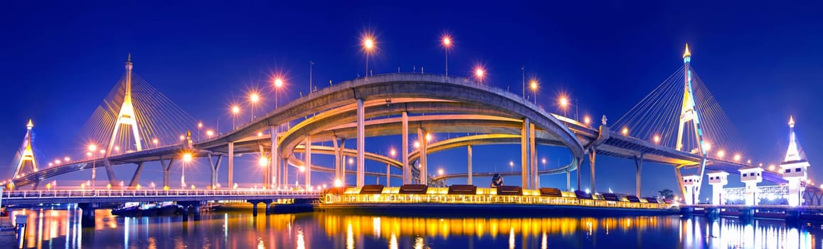 Bhumibol Bridge, Bangkok, Thailand