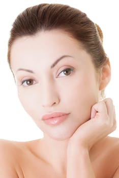 Beautiful spa woman, with healthy clean skin