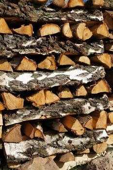 Wood pile