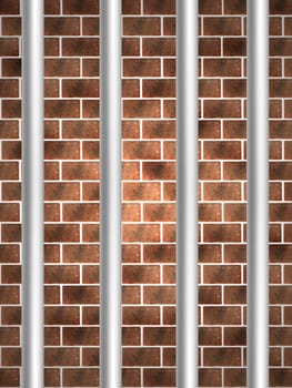 An abstract image of a prison cell
