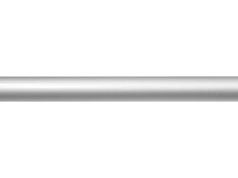 Metal bars isolated against a white background