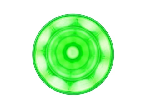 A milkshake tumbler isolated against a white background