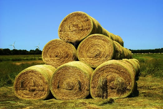 Straw bales