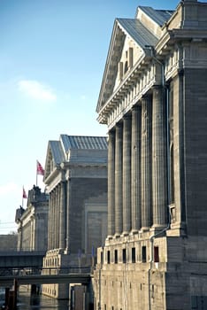 Architectural details of the Museum Island in Berlin