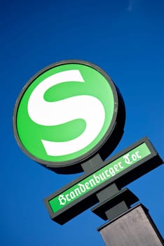 S-Bahn station Brandenburg Gate,Berlin
