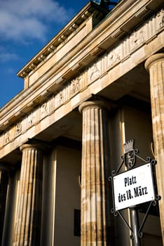 Platz des 18. März am Brandenburg Tor,Berlin