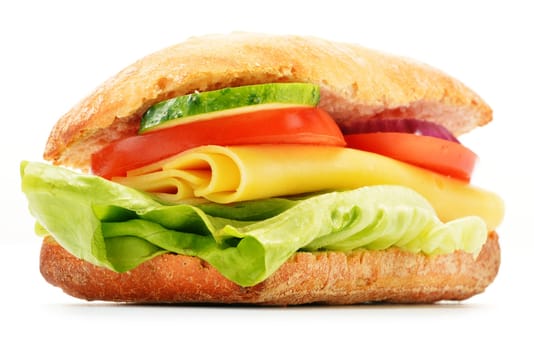 Sandwich isolated on white background