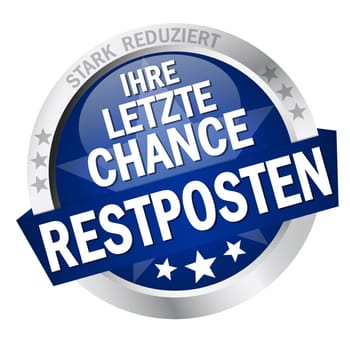 Button with banner " YOUR LAST CHANCE REMAINING STOCK """