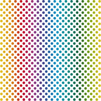 Endless Background Dots Colorful