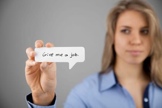 Female human resources officer (recruiter) cook and mix (combine) ideal team in the pan.