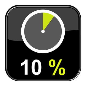 Web Button: 10% percent