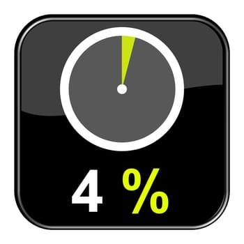 Web Button: 4% percent