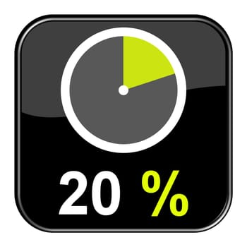 Web Button: 20% percent