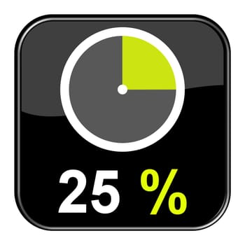 Web Button: 25% percent