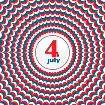 Independence day design in national colors