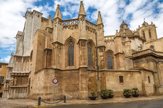 Tarragona Cathedral. One of most famous places of province. Catalonia, Spain.