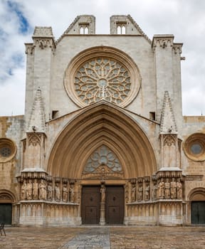 Tarragona Cathedral. One of most famous places of province. Catalonia, Spain.