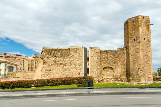 A view of the roman circus tower, Tarragona, Spain.