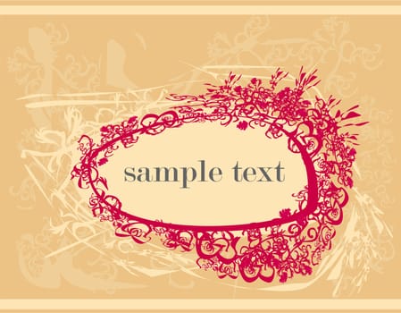 abstract frame with space for your text