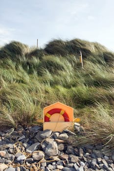 a lifebuoy on the coast of kerry Ireland