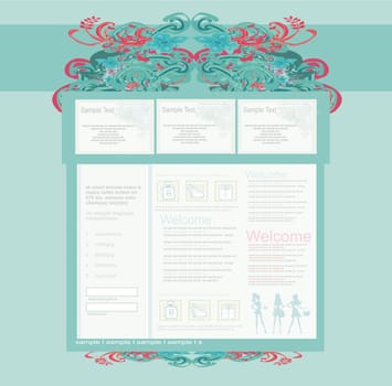 Fashion shopping Website template