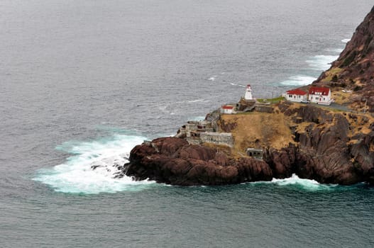 The Narrows lighthouse, Saint John's, Newfoundland, Canada.
