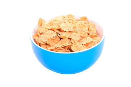 Corn Flakes Isolated on a white backgroundCorn Flakes