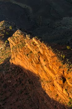 sunset at Mother point in the Grand Canyon in Arizona