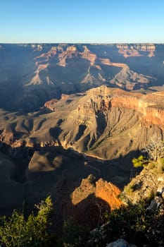 sunset at Mother point in the Grand Canyon in Arizona