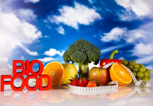 Healthy lifestyle concept, Diet and fitness