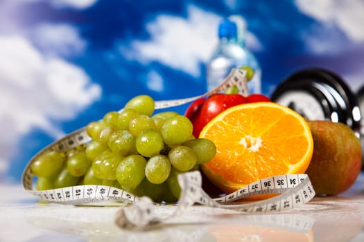 Healthy lifestyle concept, Diet and fitness