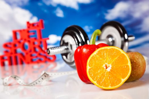 Healthy lifestyle concept, Diet and fitness
