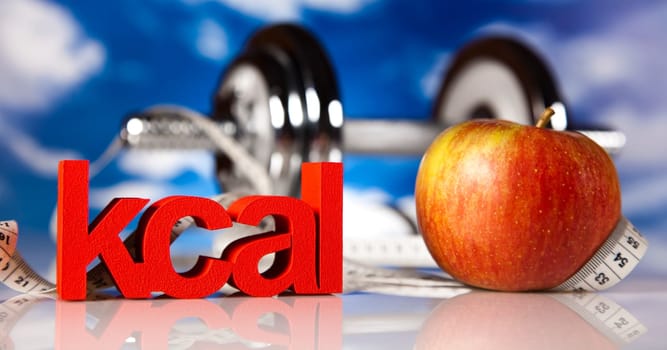 Healthy lifestyle concept, Diet and fitness