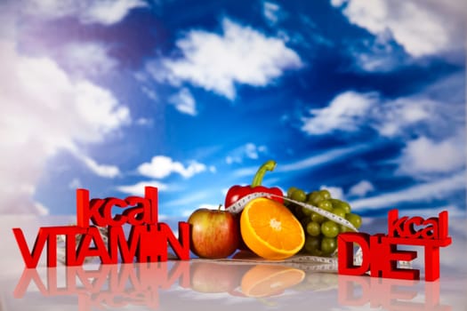 Healthy lifestyle concept, Diet and fitness