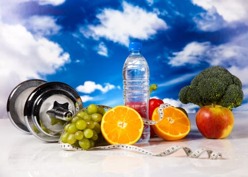 Healthy lifestyle concept, Diet and fitness