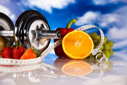 Healthy lifestyle concept, vitamins