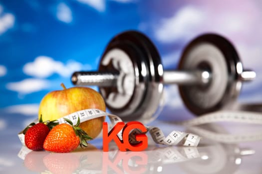 Healthy lifestyle concept, vitamins