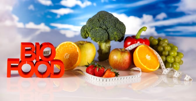 Healthy lifestyle concept, vitamins