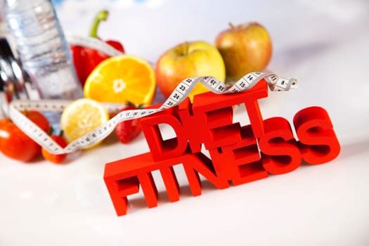 Healthy lifestyle concept, Diet and fitness