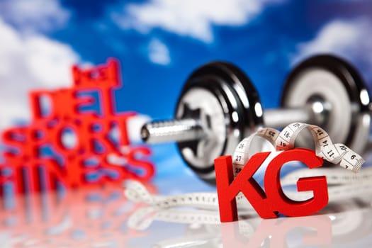Healthy lifestyle concept, Diet and fitness