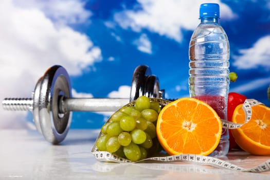 Healthy lifestyle concept, Diet and fitness