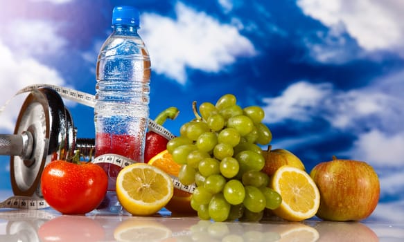 Healthy lifestyle concept, Diet and fitness