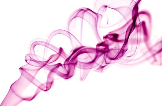 wallpaper with smoke isolated on white background
