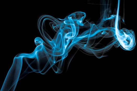 wallpaper with smoke isolated on black background
