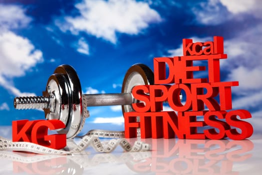 Healthy lifestyle concept, Diet and fitness