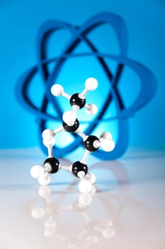 Atom, Molecules model, Laboratory
