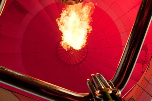 Balloon fire
