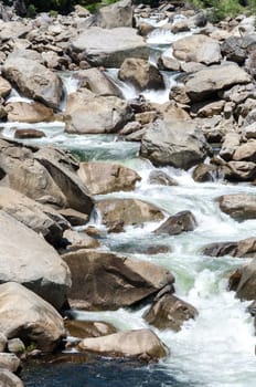 River in Yosemite valley in California